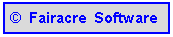 Text Box:   Fairacre  Software